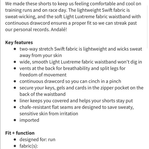 Lululemon Run: Speed Short 2 way stretch size 4 - Picture 10 of 10